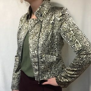 Daytrip Buckle asymmetrical metallic jacket M